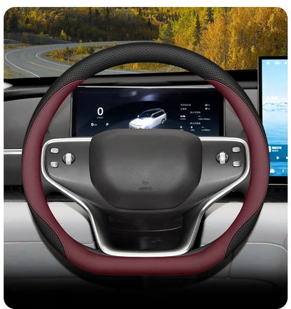 Geely EX2 Nappa Leather Steering Wheel Cover – 34 cm