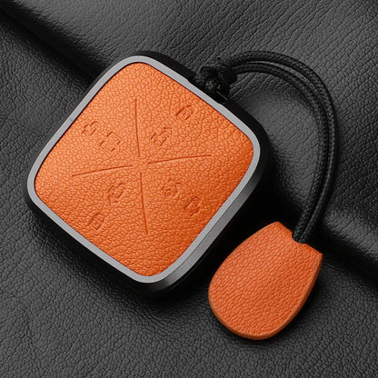 8 Button Aluminum Goatskin Key Case Cover for Zeekr X 001 009