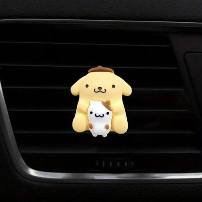 HelloKitty Kuromi Cinnamoroll Car Air Vent Clips Interior Decor