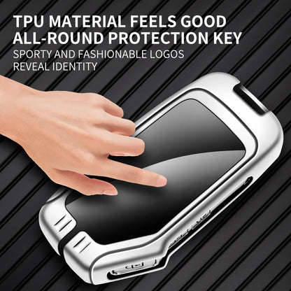 KIA Leather Alloy Remote Key Case Cover
