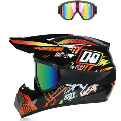 Kids Off-Road Motorcycle Helmet - 41 / L