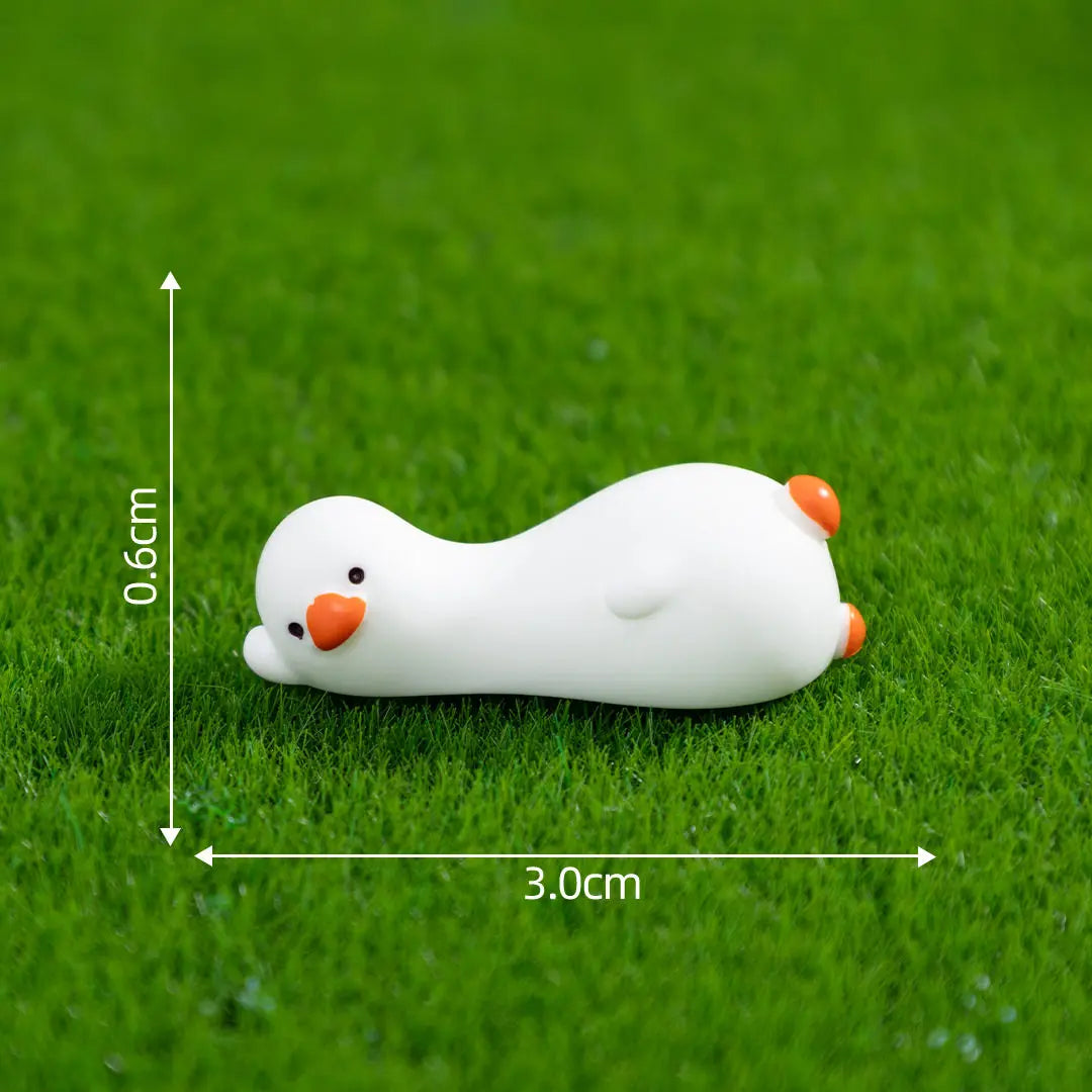 5-Piece Cute Duck Car Ornaments Set