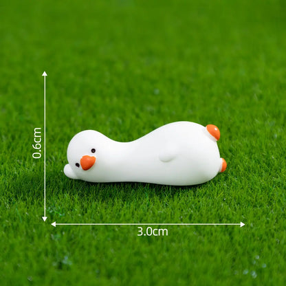 5-Piece Cute Duck Car Ornaments Set