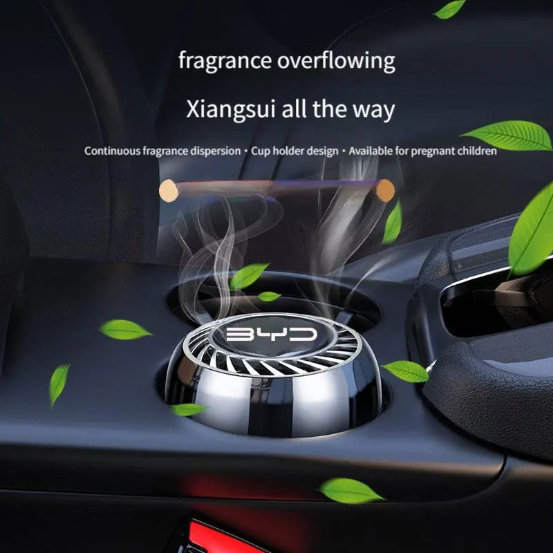 BYD Car Cup Holder Solid Balm Air Freshener