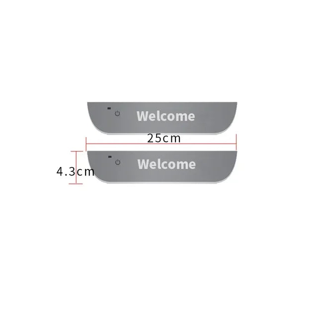 LED Door Sill Light Logo Projector Lamp with USB Power