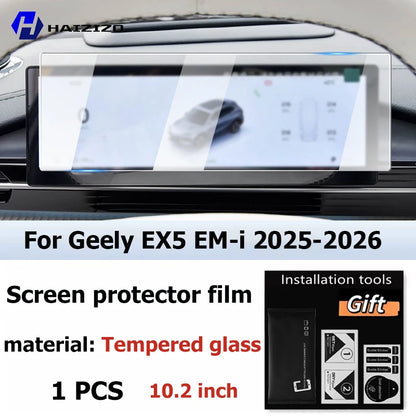 Geely EX5 EM-i 2025 2026 GPS Navigation Tempered Glass Screen Protector