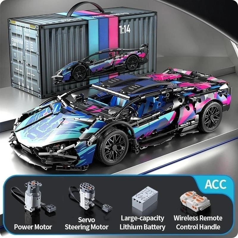 ToylinX Racing Car Building Blocks – Mechanical Puzzle Toy - Staic