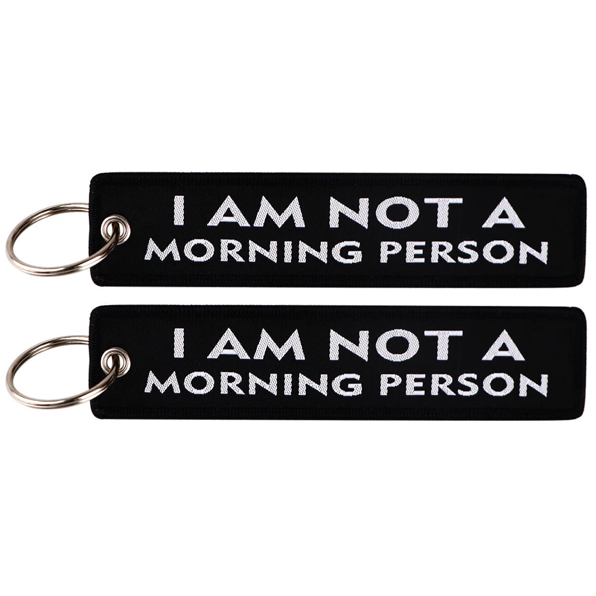 Embroidered Keys Tag Keychain - Personalized Key Identifier Fob