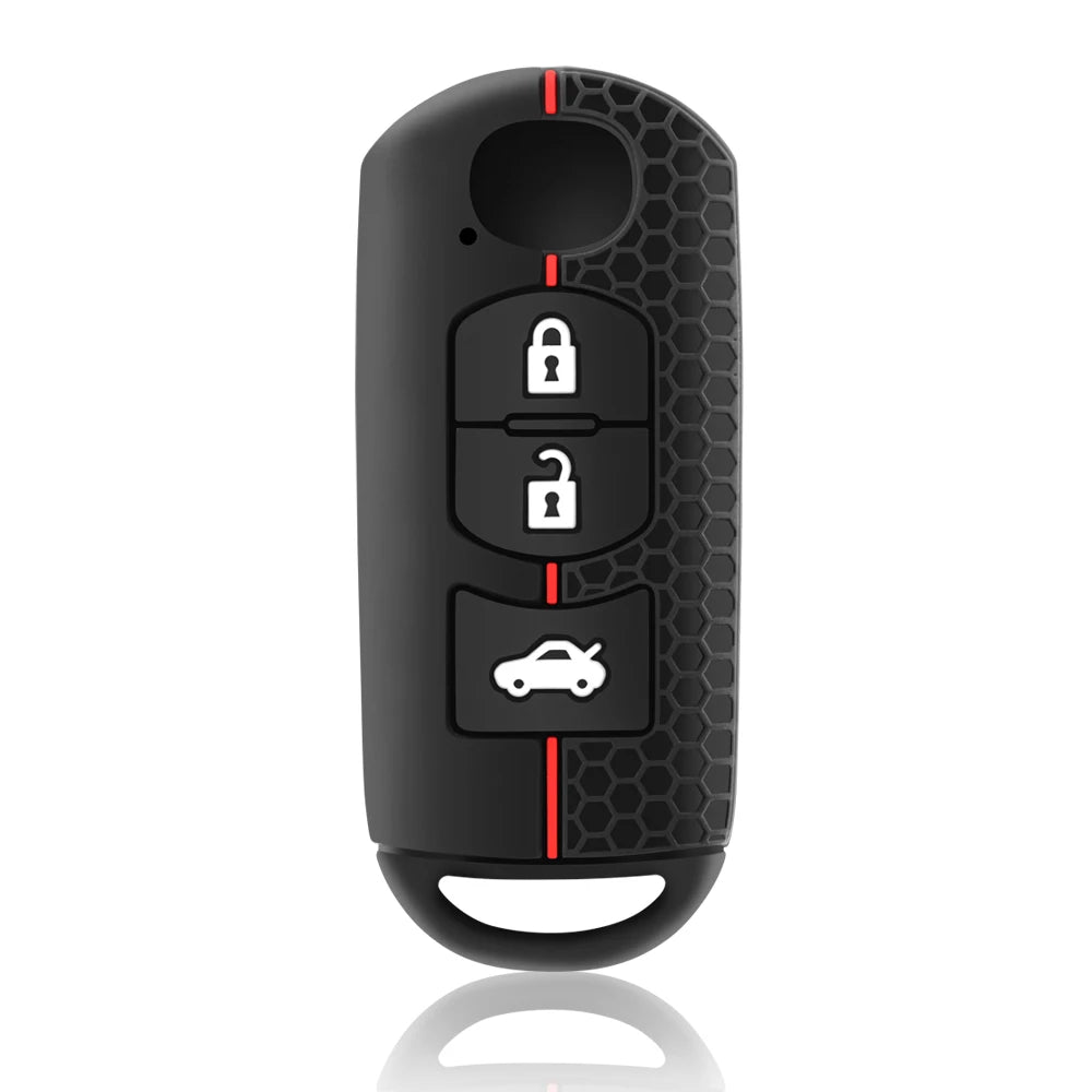 Mazda Silicone Key Cover — CX-5, CX-3, MX-5 Miata, 2 to 4 Button - 3 button B