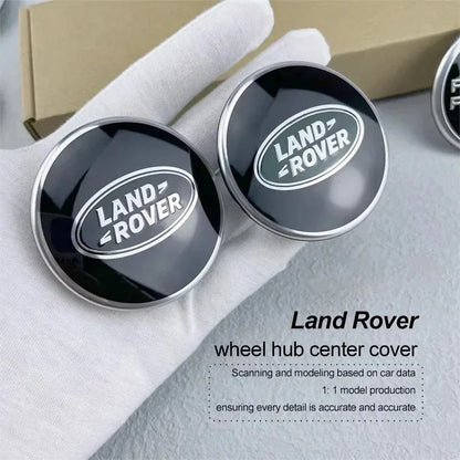 4Pcs 62MM Land Rover Wheel Center Caps