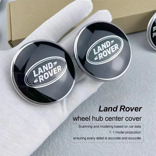 4Pcs 62MM Land Rover Wheel Center Caps