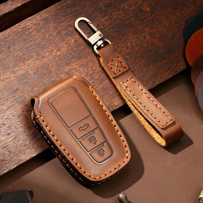 Toyota Leather Car Key Fob Cover – Camry, Corolla, RAV4 & More