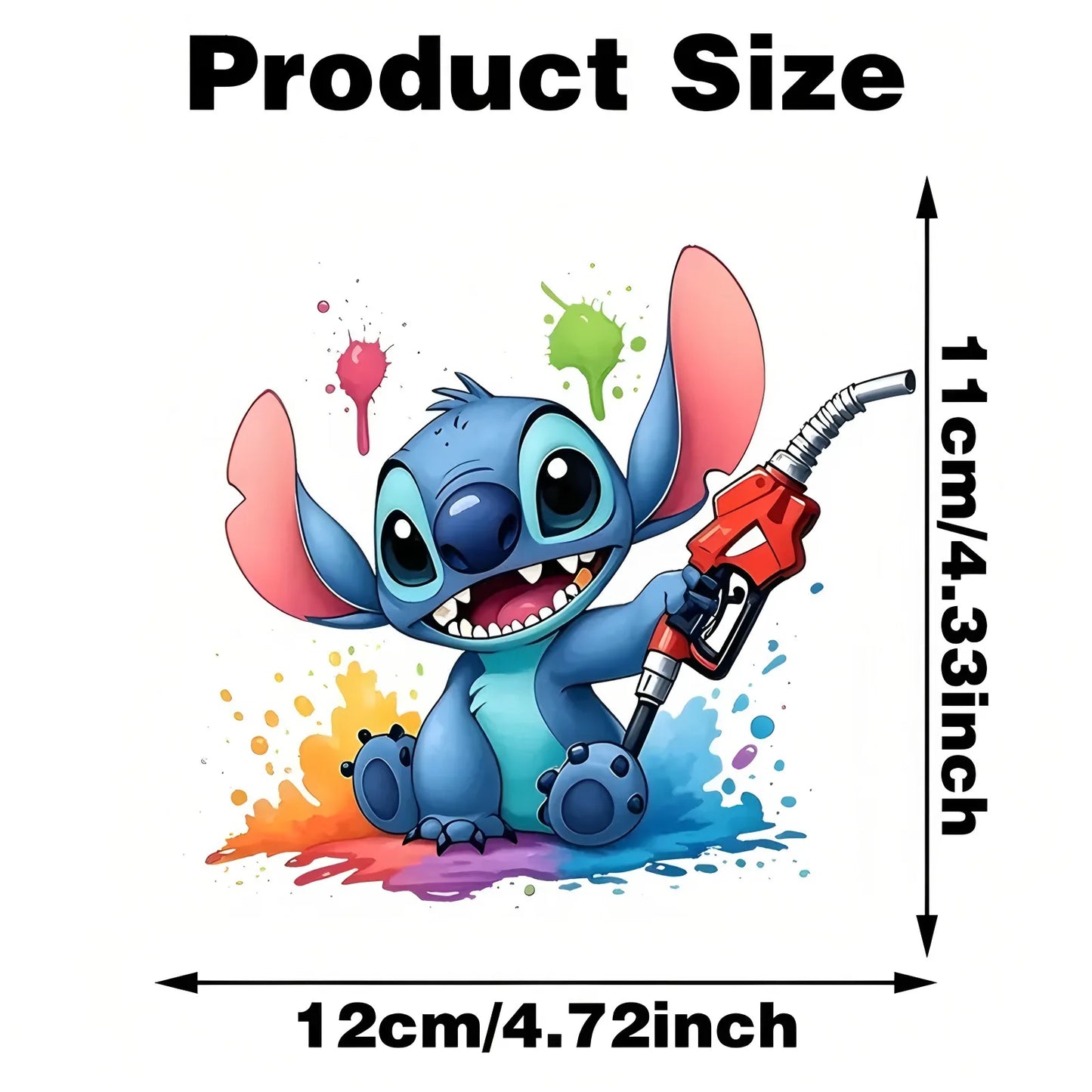 Disney Stitch Scratch-Cover Car Sticker Vinyl Bumper Decal