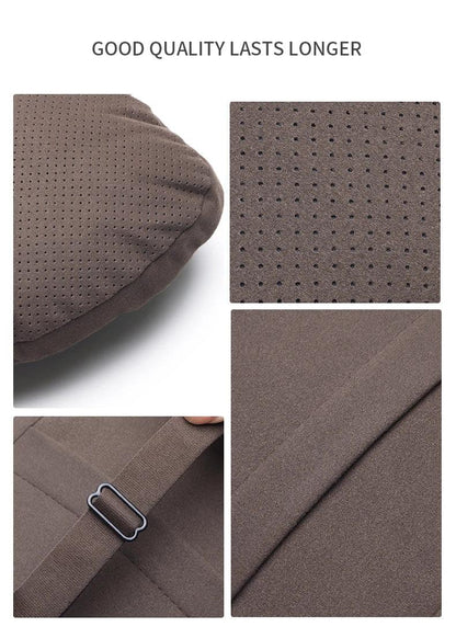 Ford Ranger Soft Neck Headrest & Lumbar Support Cushion Pillow - Headrest Red