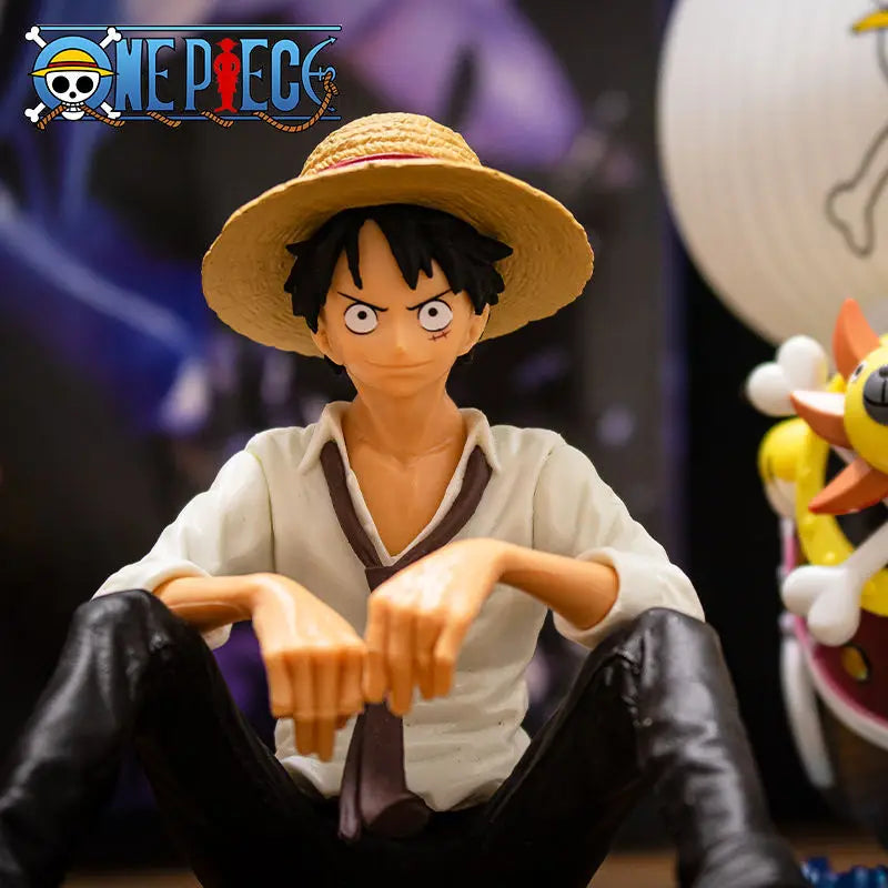 One Piece Luffy Seated PVC Figure, 12cm