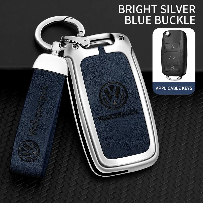 VW Polo Tiguan Golf Jetta Beetle Zinc Alloy TPU Key Case Cover