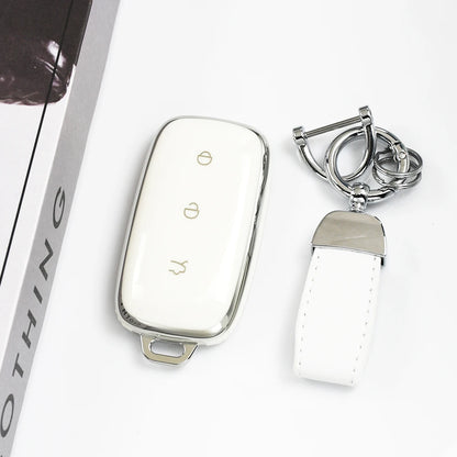 TPU Car Key Case Shell Fob Cover For Geely Galaxy EX5 E5 Proton