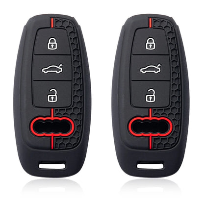 Audi Silicone Smart Key Case — A3 8Y, A6, A7, Q5, Q8, e-tron