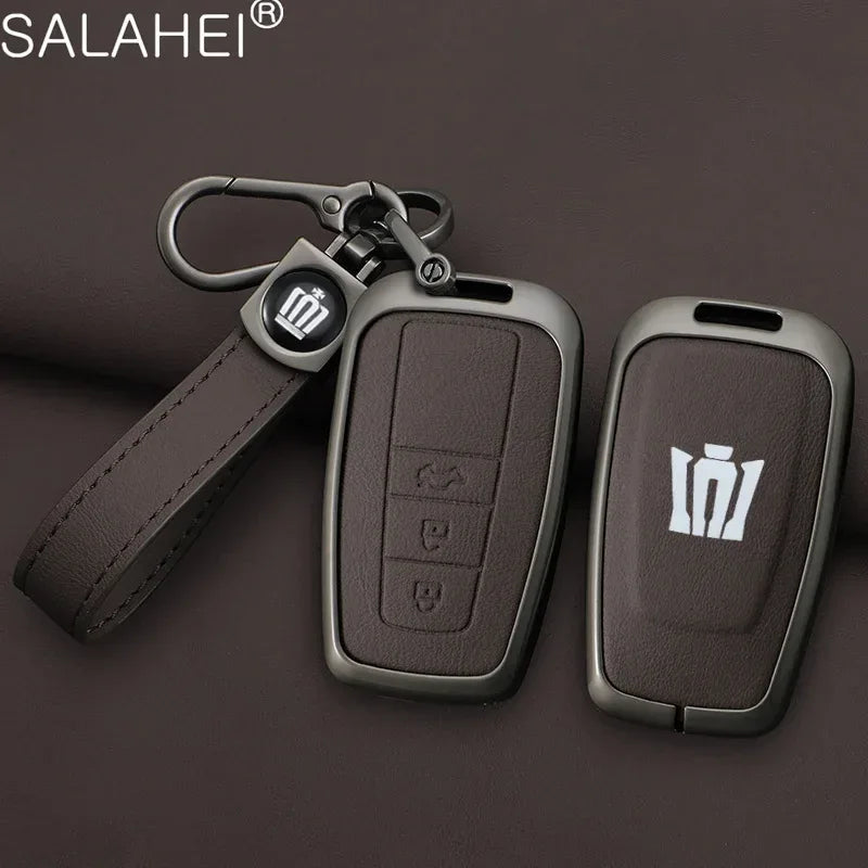 Toyota Key Cover - Zinc Alloy Case - B-red keyring