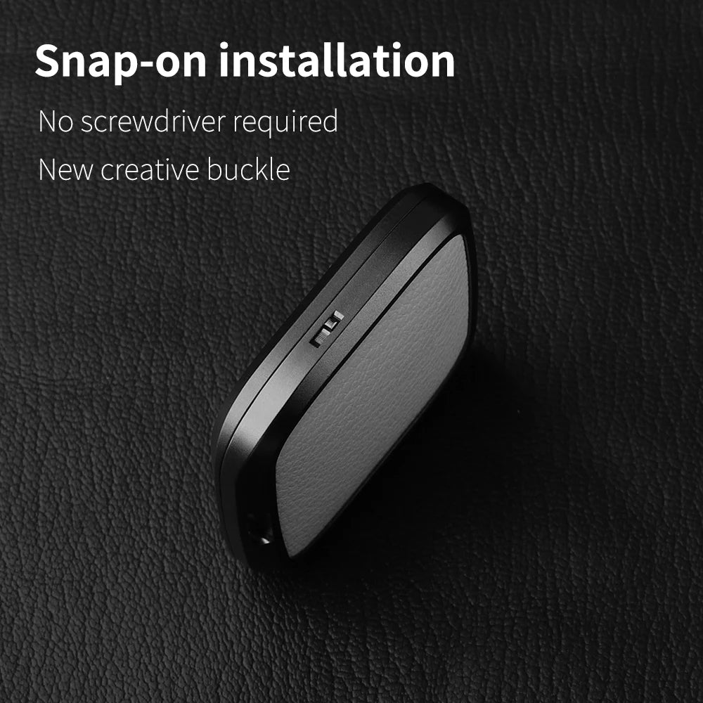 8 Button Aluminum Goatskin Key Case Cover for Zeekr X 001 009
