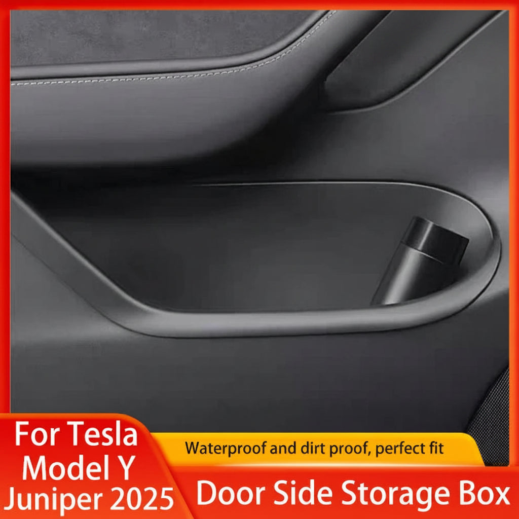 Tesla Model Y Juniper 2025+ TPE Door Storage Tray Set Front & Rear