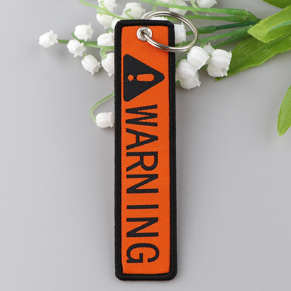 Embroidered Keys Tag Keychain - Personalized Key Identifier Fob