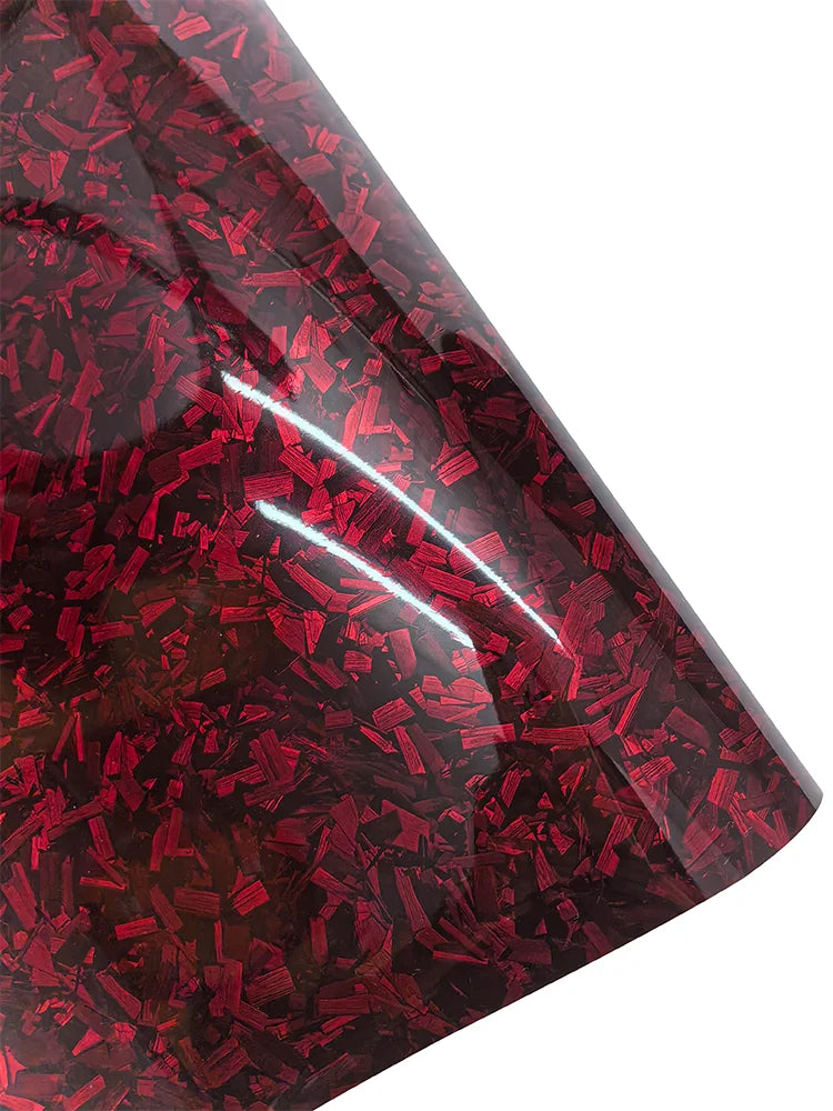 Forged Carbon Fiber Hood Vinyl Wrap Sticker