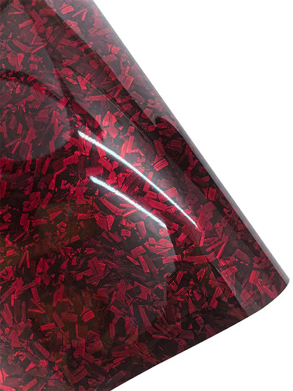 Forged Carbon Fiber Hood Vinyl Wrap Sticker