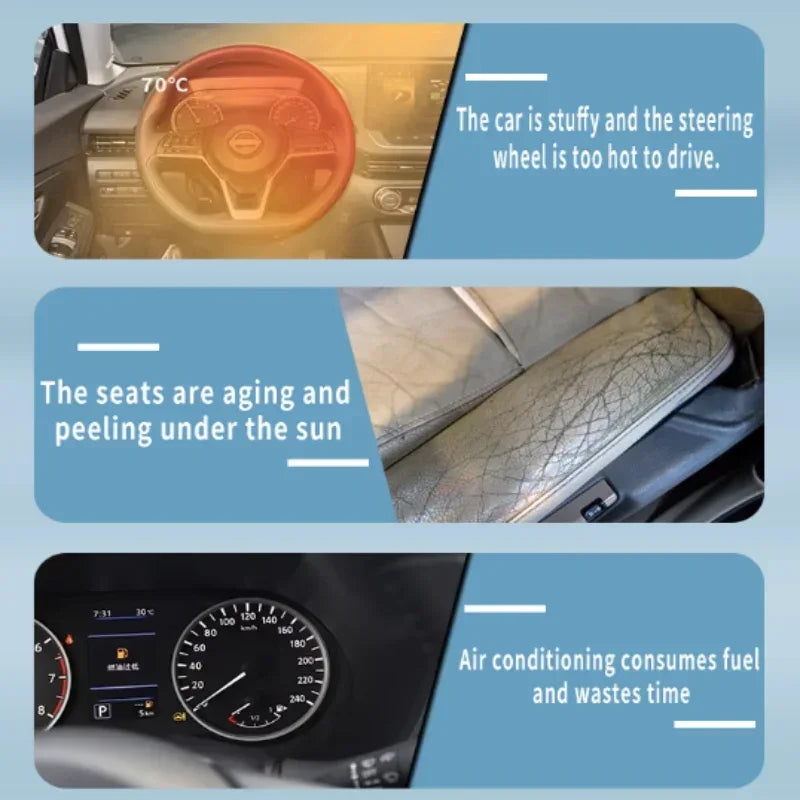 Front Windshield Sunshade for Volkswagen T-Cross / Volkswagen Tacqua C11 (2018–2025) - 