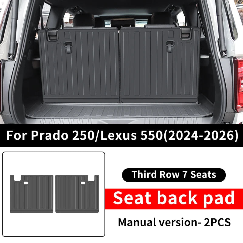 Toyota Prado and Lexus GX550 Seat Back Protector - 3rd Row 7Seat Manual