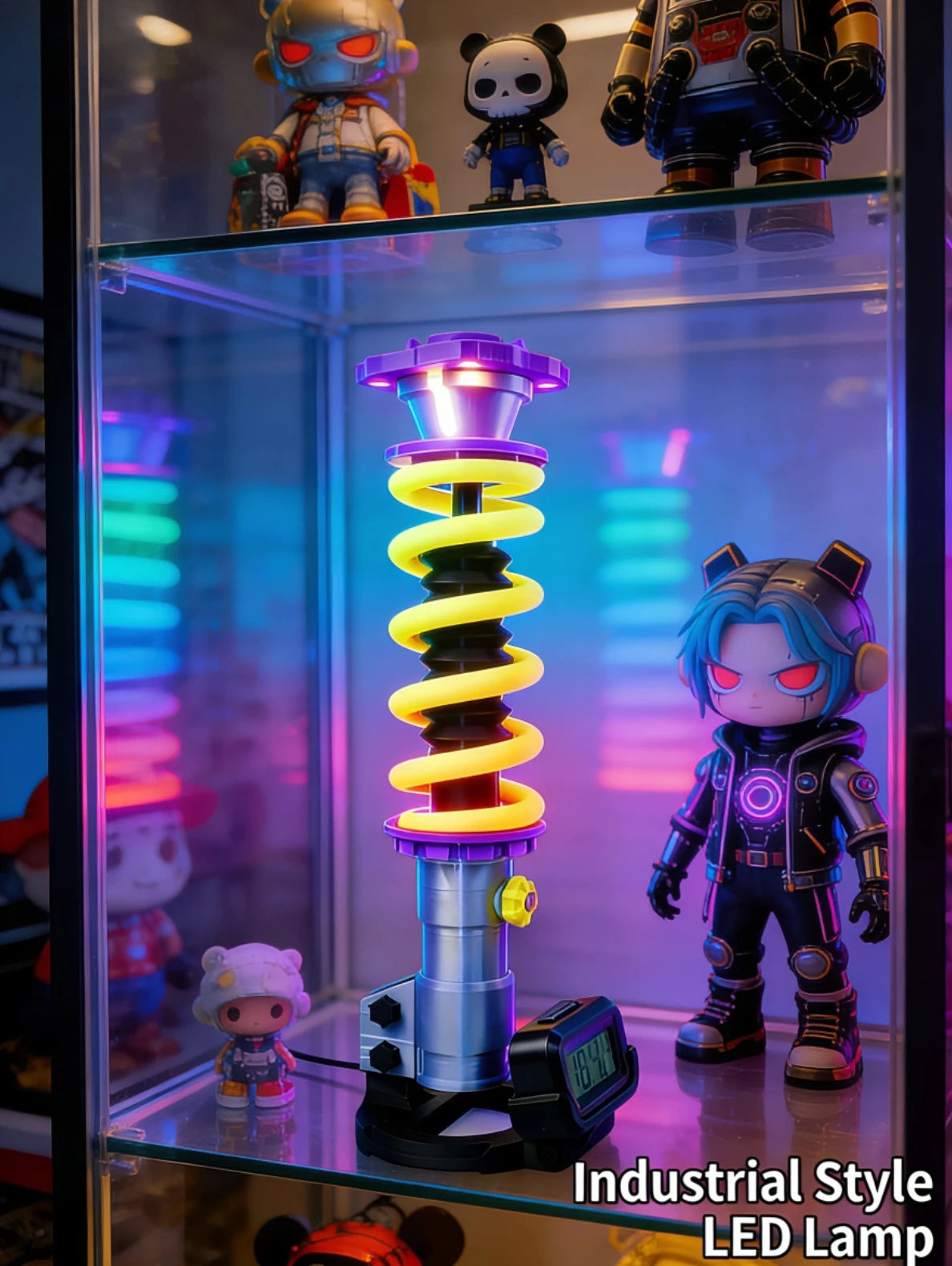 Car Shock Absorber Coilover Spring Ambient Light Lamp