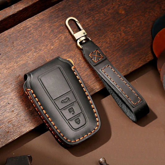 Toyota Leather Car Key Fob Cover – Camry, Corolla, RAV4 & More