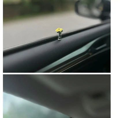 Mini Rose & Sunflower Car Vase
