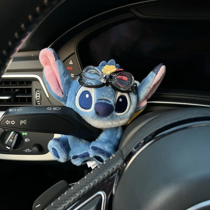 Stitch Plush Car Gear Shift Pendant – Cute Kawaii Car Interior Ornament - 