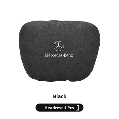 Mercedes-Benz Neck Pillow & Lumbar Support Cushion | For A B C E S V R-Class, CLA, GLA, GLB, GLC, GLE, SLK, A45, C43 - 