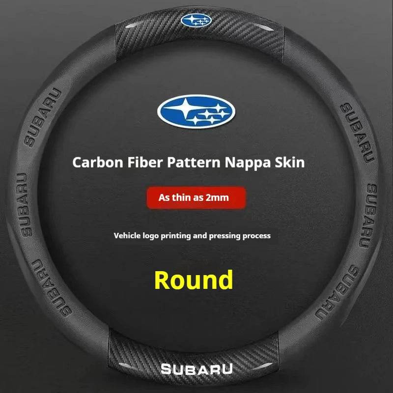Subaru Steering Wheel Cover - Round Black