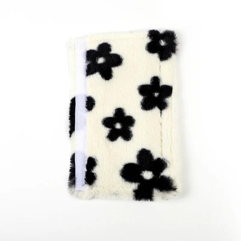Plush Flower Car Seat Belt Shoulder Pad Cover Anti-Squeeze Safety