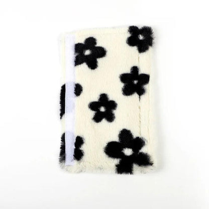 Plush Flower Car Seat Belt Shoulder Pad Cover Anti-Squeeze Safety