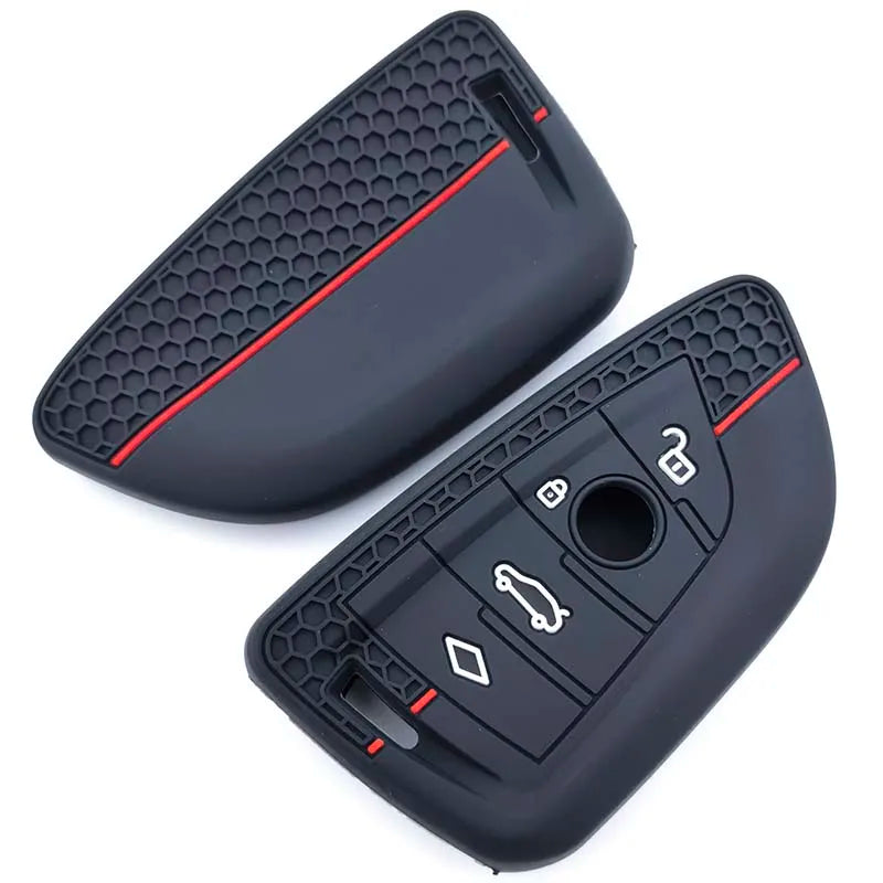 BMW G-Series Silicone Key Cover with Keychain — G20, G05, iX3