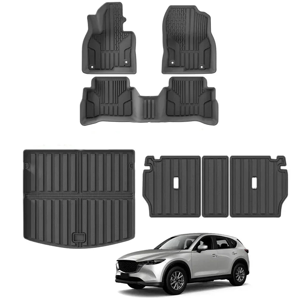 マツダ CX-5 フロアマット 2017-2025 TPE オールウェザー保護セット