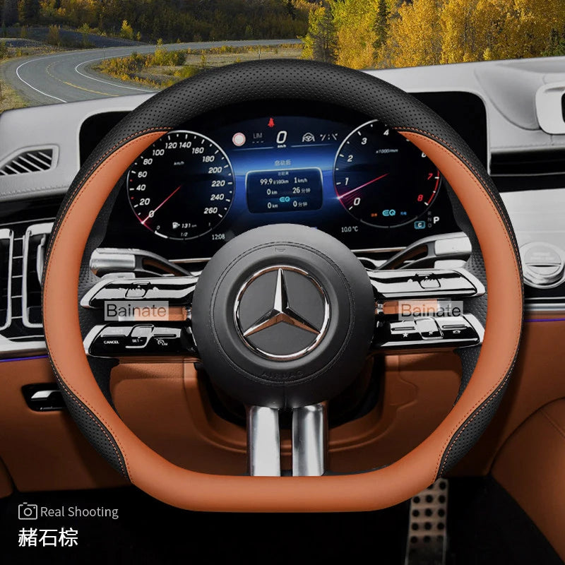 Mercedes-Benz Leather Steering Wheel Cover