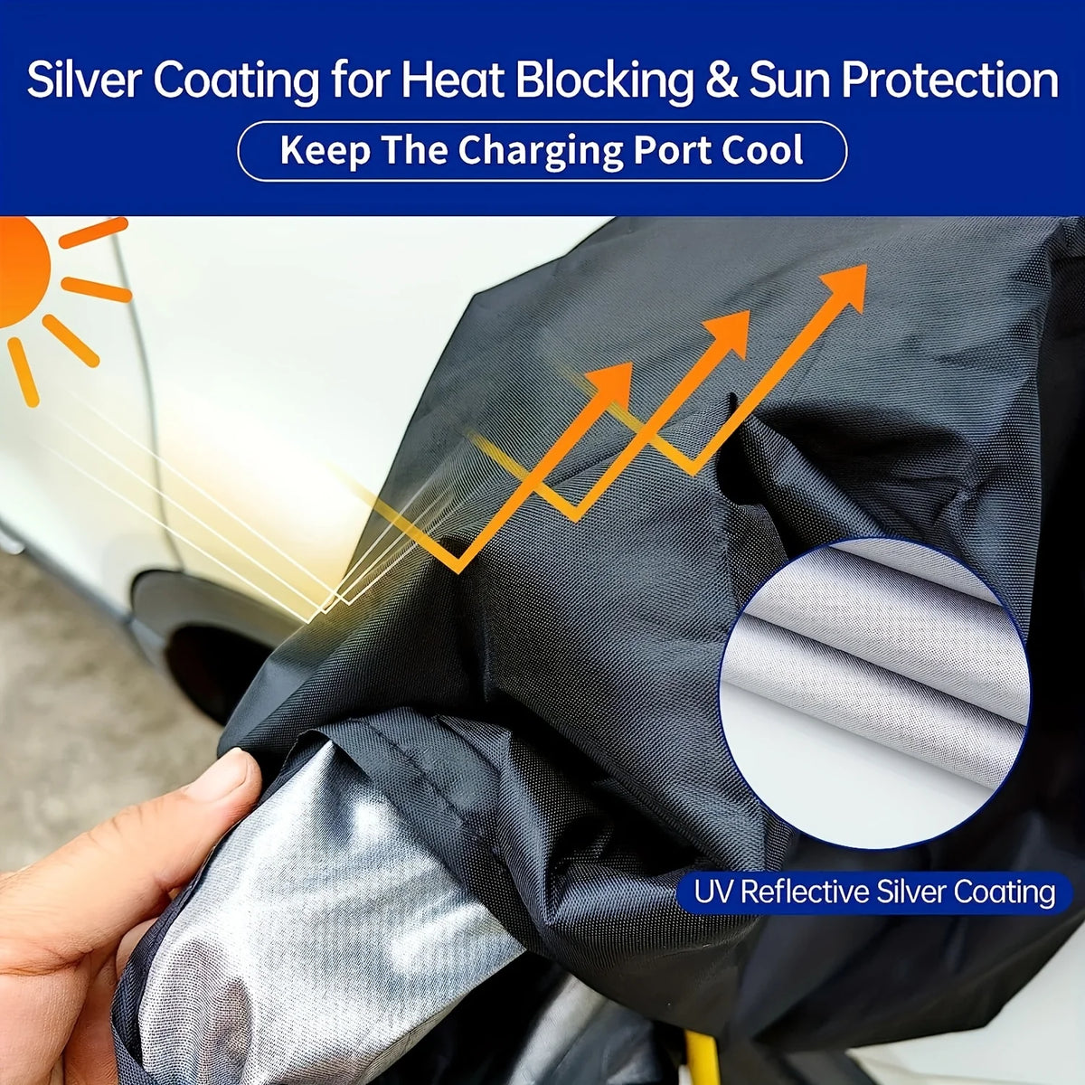 Magnetic EV Charger Port Cover – Weatherproof, UV & Snow Resistant