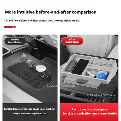 BYD Ti7 Behind-Screen Dashboard Storage Box