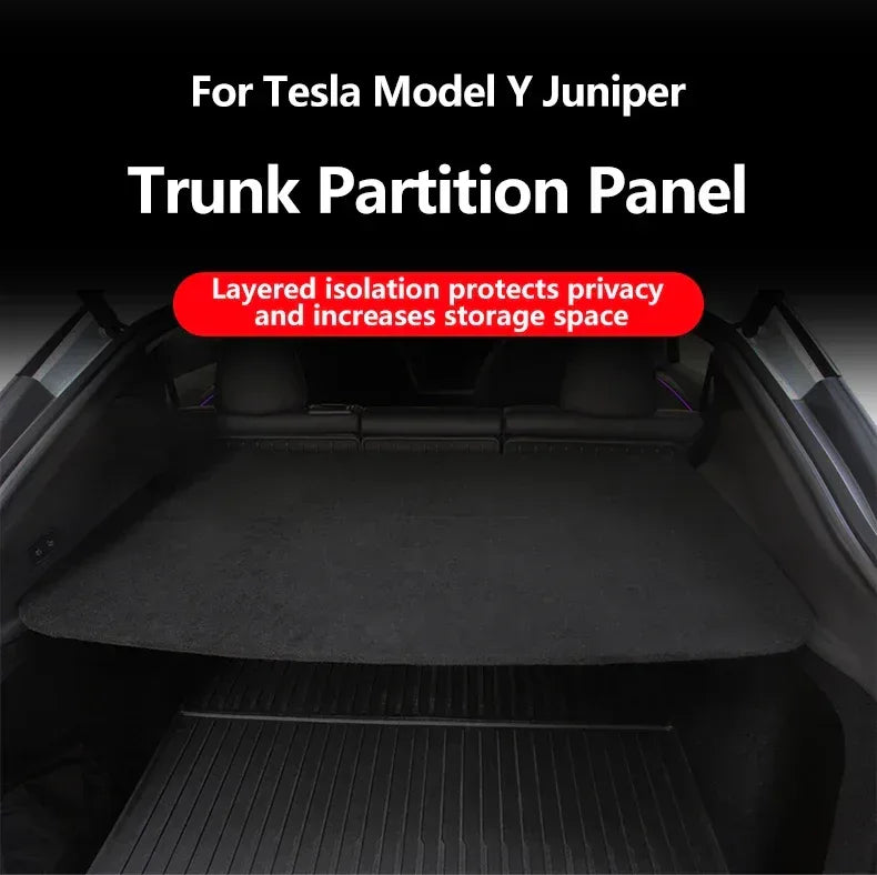 Tesla Model Y Juniper 2025 Trunk Retractable Cargo Cover - 
