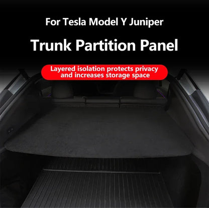 Tesla Model Y Juniper 2025 Trunk Retractable Cargo Cover - 