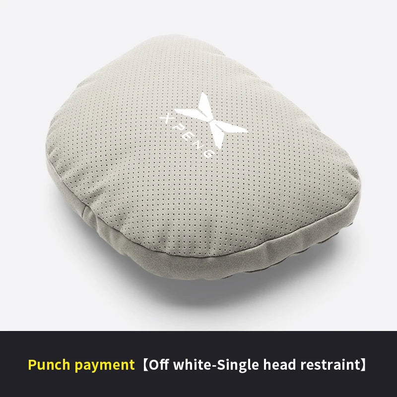 XPeng Neck Pillow and Lumbar Cushion - Beige Headrest