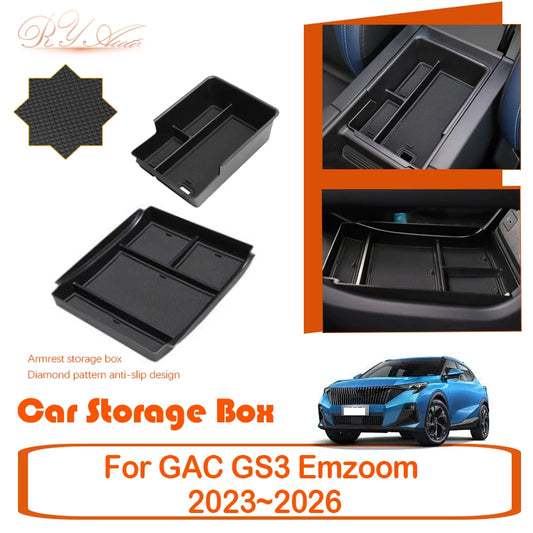 GAC GS3 Emzoom Trumpchi Armrest Console Storage Box Cover 2023-2026