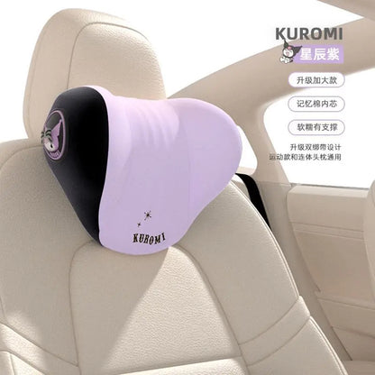 Sanrio Hello Kitty Kuromi & My Melody Car Headrest & Lumbar Pillow