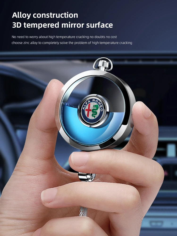 Alfa Romeo Metal Lace Car Air Freshener Pendant