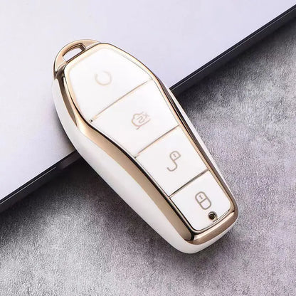 BYD Atto 3 Han EV Dolphin TPU Key Case Cover - 4 Button Protection